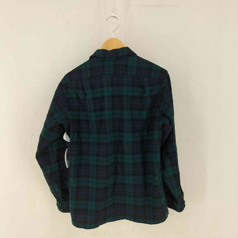 ペンドルトン PENDLETON 60s ブラックウォッチ チェック ウール 開襟 オープンカラーシャツ ボードシャツ メンズ import:M